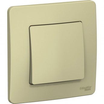 1-клавишный переключатель SCHNEIDER ELECTRIC BLANCA (cх.6), 10А, 250B, БЕЖЕВЫЙ
