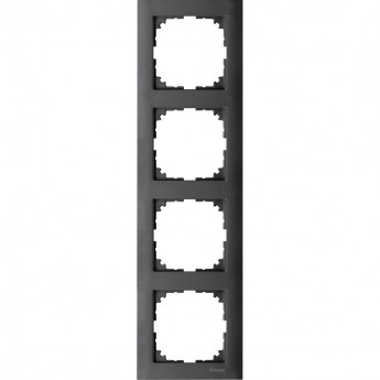 4-постовая рамка SCHNEIDER ELECTRIC MERTEN M-PURE, АНТРАЦИТ, SM
