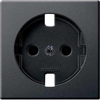 Центральная плата SCHNEIDER ELECTRIC MERTEN для механизма розетки с/шт, АНТРАЦИТ, QF SM