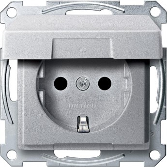 Механизм розетки SCHNEIDER ELECTRIC MERTEN с крышкой з/шт, АЛЮМИНИЙ, QF SM Механизм розетки SCHNEIDER ELECTRIC MERTEN с крышкой з/шт, АЛЮМИНИЙ, QF SM