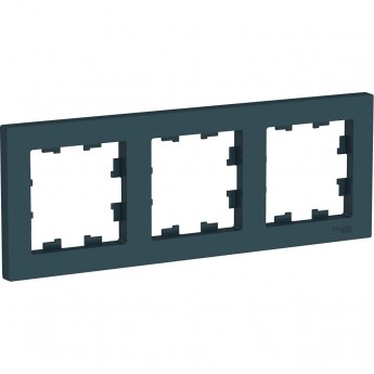 Рамка 3-постовая SCHNEIDER ELECTRIC ATLASDESIGN изумруд