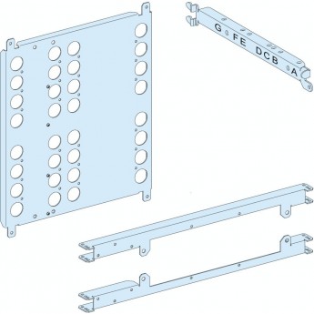 Монтажная плата SCHNEIDER ELECTRIC PRISMA для устройств ввода резерва NS-INS630 с поворотной рукояткой