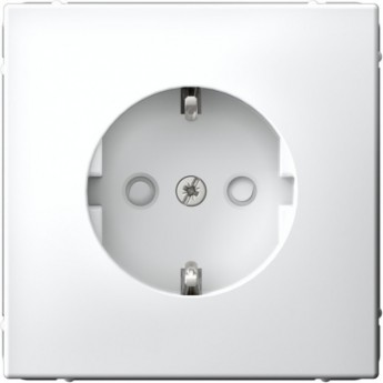 Розетка SCHNEIDER ELECTRIC ARTGALLERY GAL000145 16А с заземлением, шторки, механизм, белый