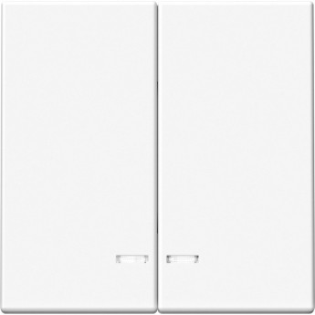 Выключатель 2-клавишный SCHNEIDER ELECTRIC ARTGALLERY GAL001353 (сх. 5а) 10AX с подсветкой механизм, лотос